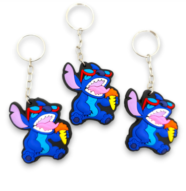 CHAVEIRO DE BORRACHA STITCH