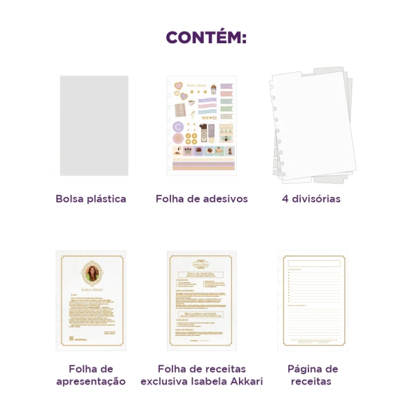 Caderno Inteligente Key by Isabela Akkari (Grande) 80fls - Image 4