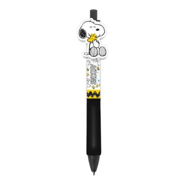 Caneta Esf. Retrátil Snoopy 0,7 Tinta Preta