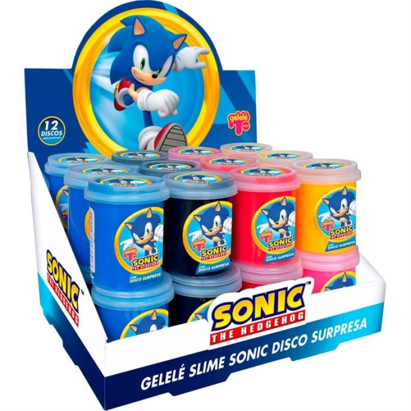 Slime Sonic Gelele Pote 152 g Sortido - Doce Brinquedo