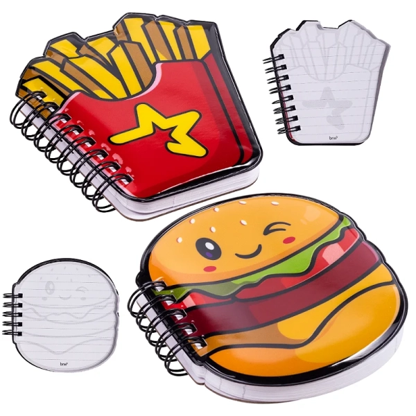 Caderno Formato FAST FOOD 80 FOLHAS