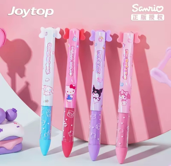 Caneta Kawaii SANRIO orelhinha duas cores