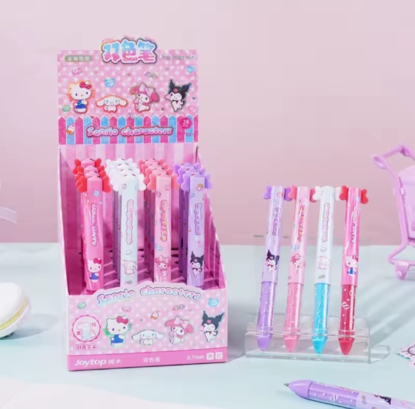 Caneta Kawaii SANRIO orelhinha duas cores - Image 2